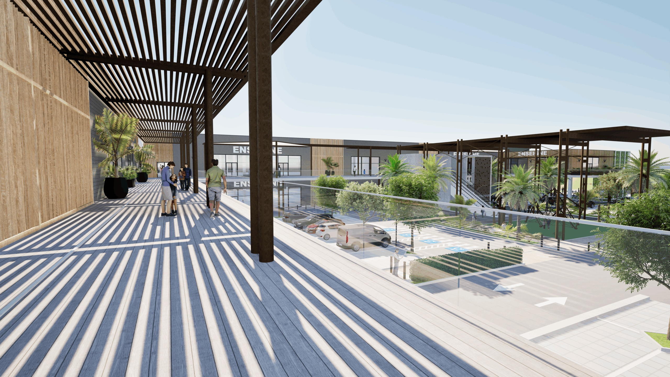 Site en projet l Perspectives 3D Le Pontet